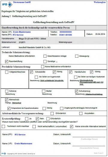 Gefährdungsbeurteilung