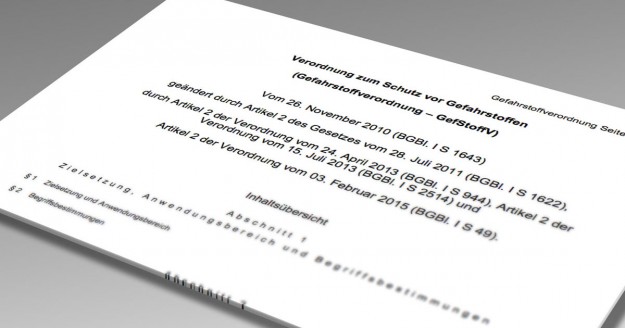 Gefahrstoffverordnung Auszug Auszug aus der Gefahrstoffverordnung
